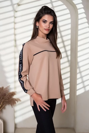 LUISA comfy szabadidő felső - Homok
