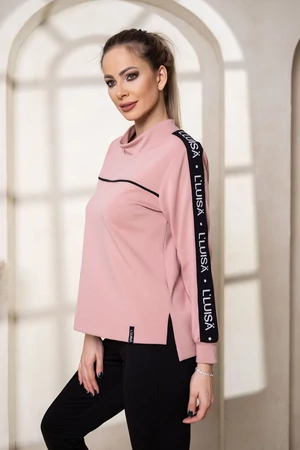 LUISA comfy szabadidő felső - Púder